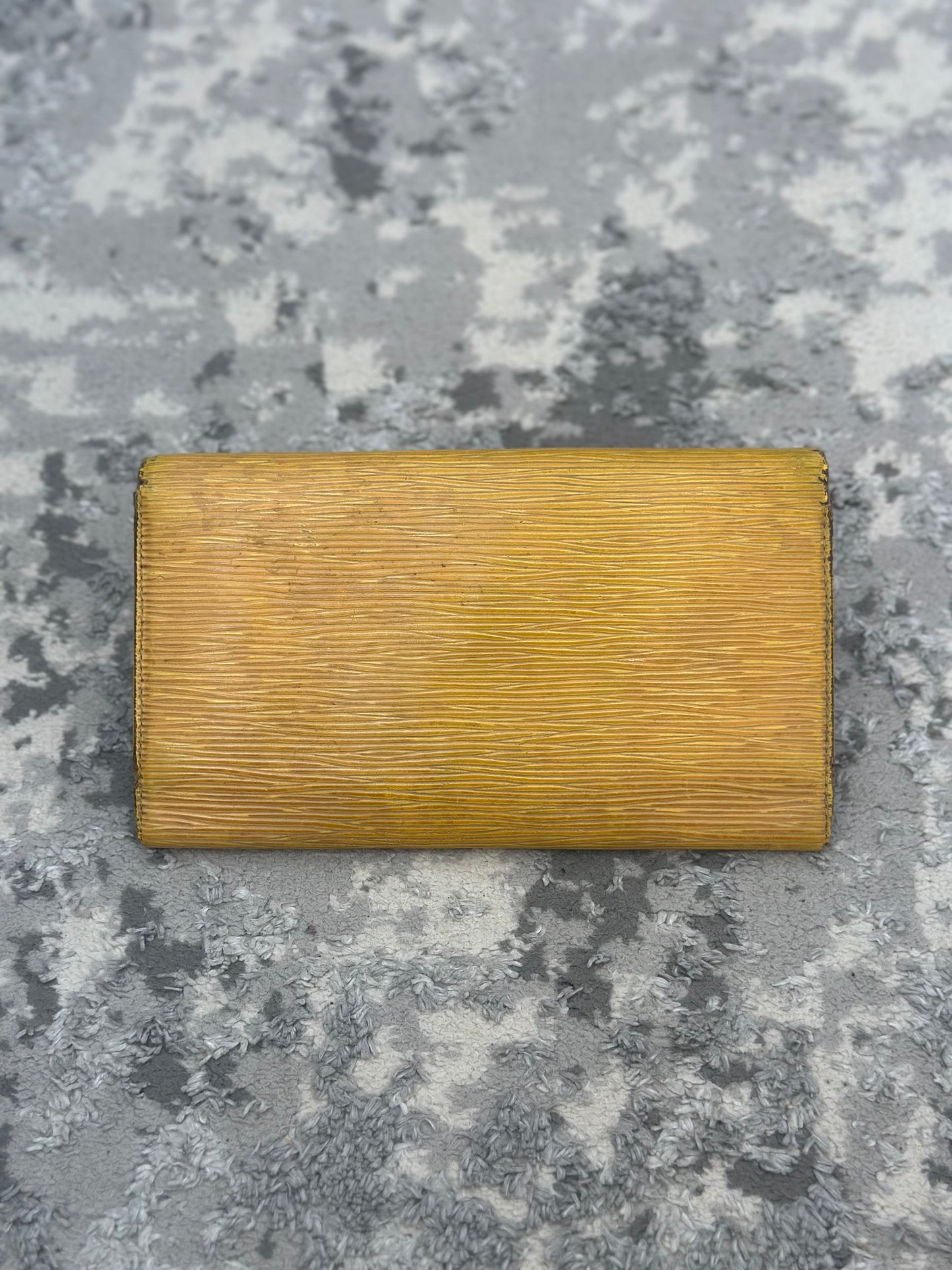 Louis Vuitton Long Yellow Wallet