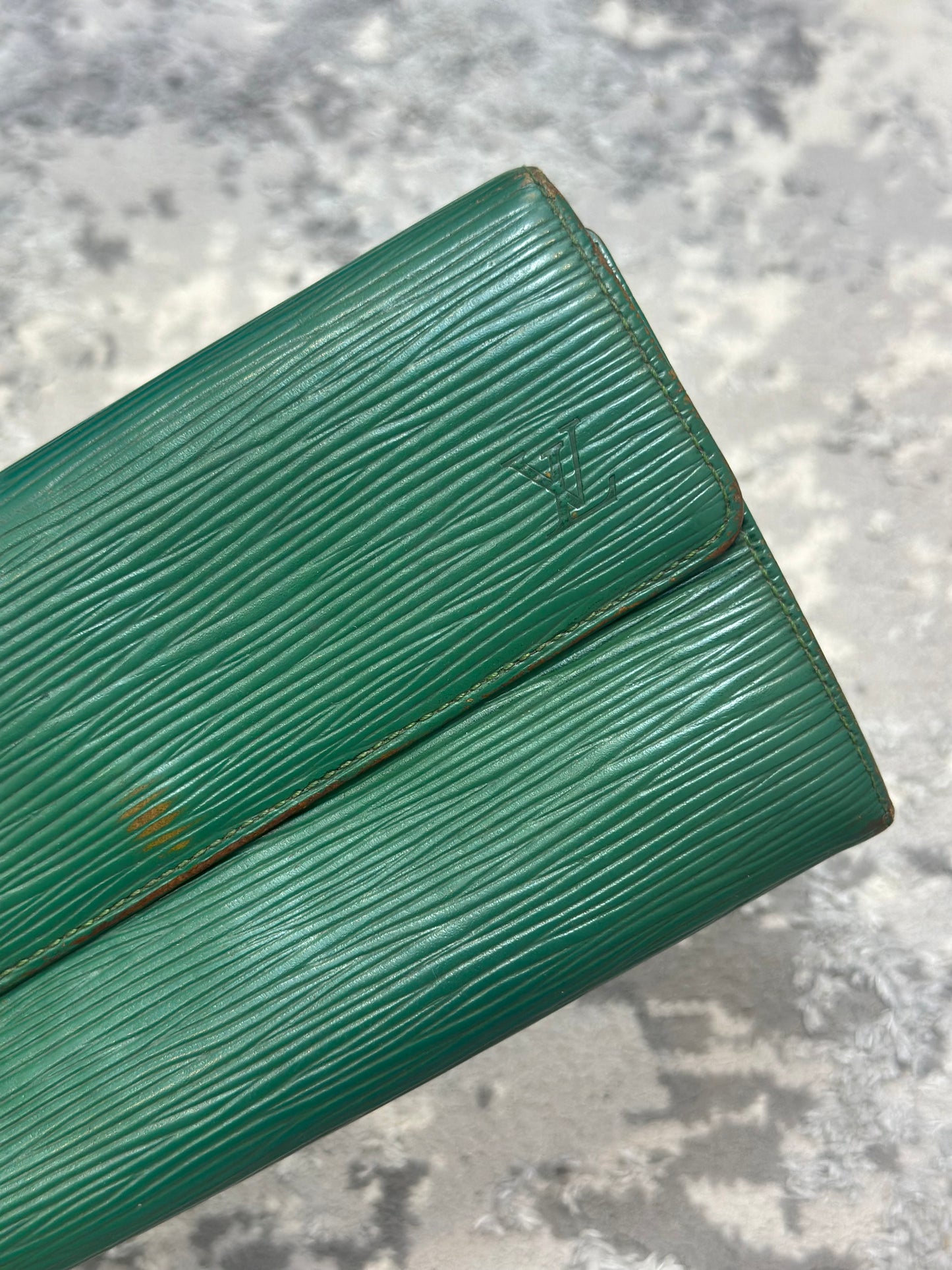 Louis Vuitton Long Green Wallet