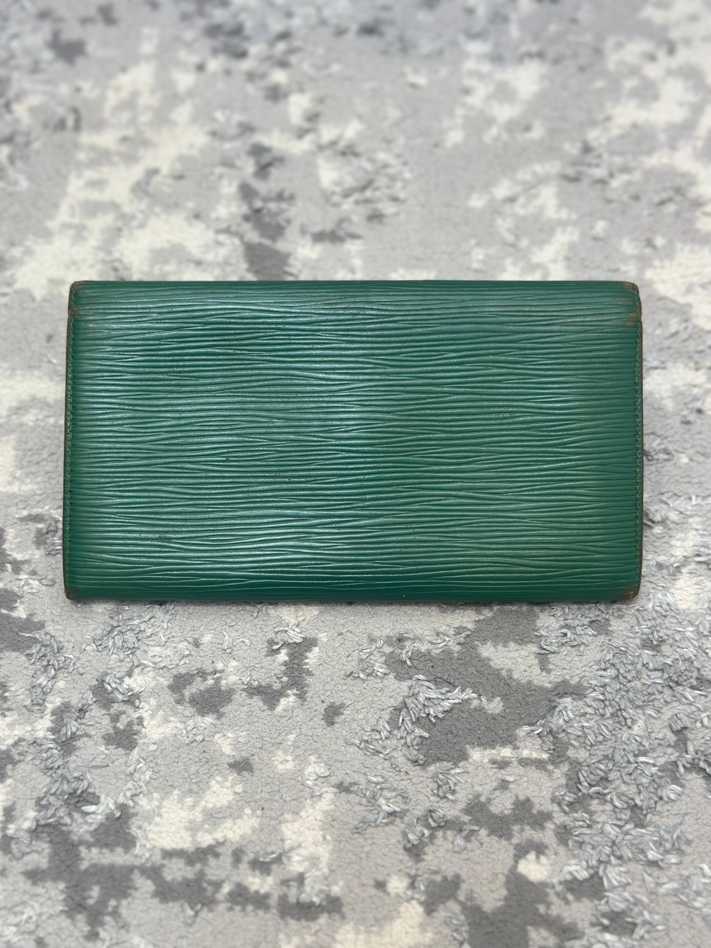 Louis Vuitton Long Green Wallet